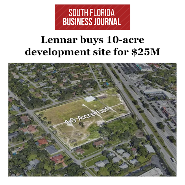 Lennar buys 10-acre development site for $25M
